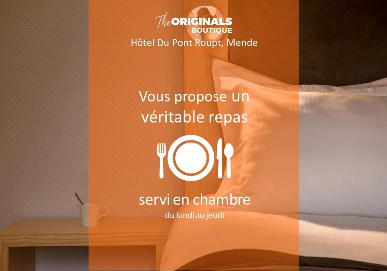 The Originals Boutique, Hotel Du Pont Roupt, Mende Bagian luar foto